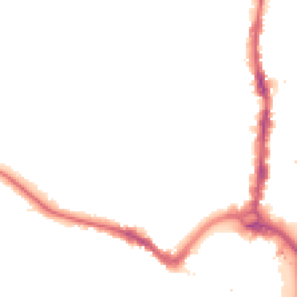 Night-time road noise heatmap for DL3 6AZ