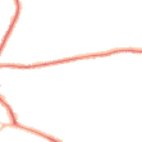 Night-time road noise heatmap for DL3 6DJ