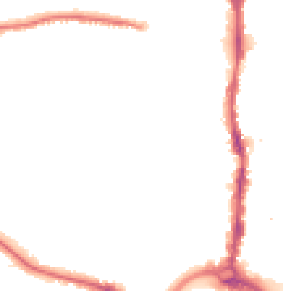 Night-time road noise heatmap for DL3 6NB
