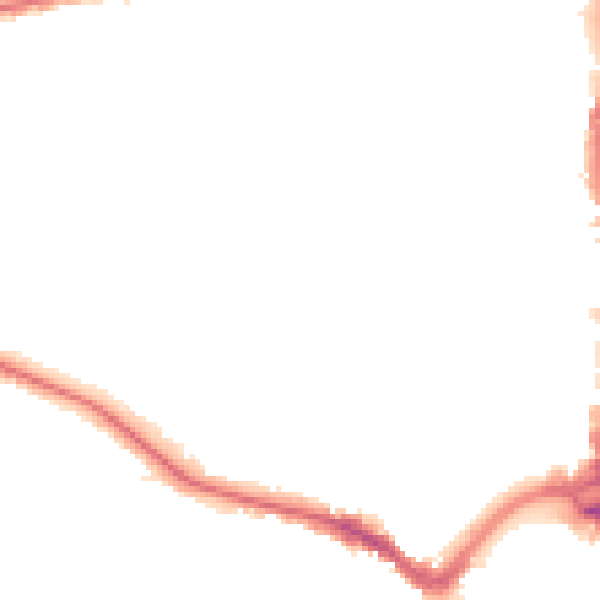 Night-time road noise heatmap for DL3 6UL