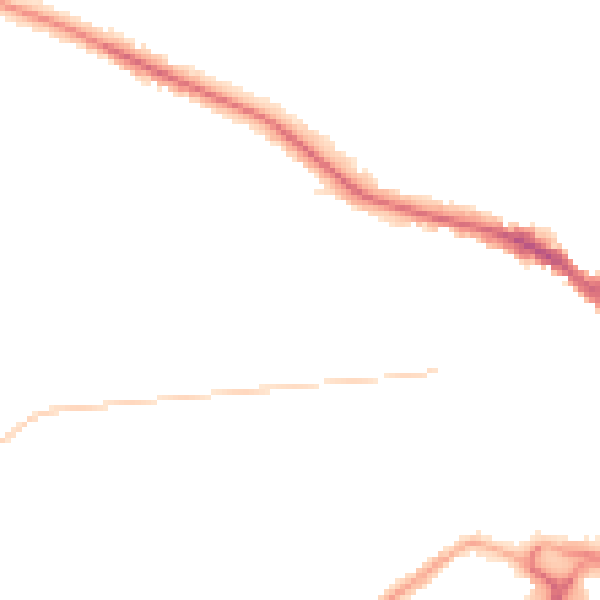 Night-time road noise heatmap for DL3 7FD