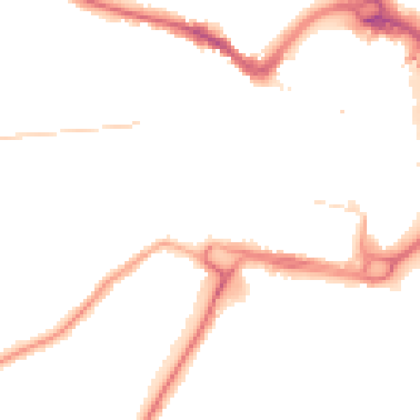 Night-time road noise heatmap for DL3 7RG