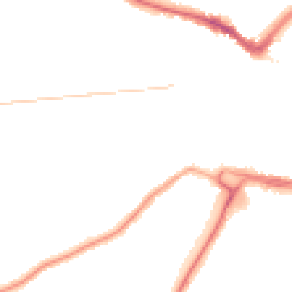 Night-time road noise heatmap for DL3 7SR