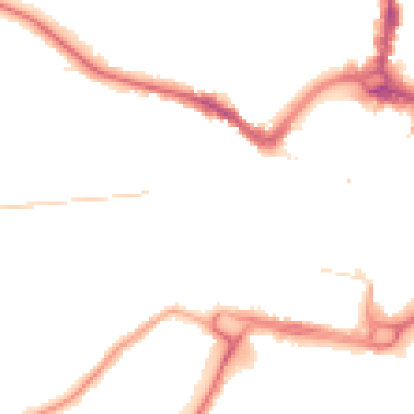 Night-time road noise heatmap for DL3 7TR
