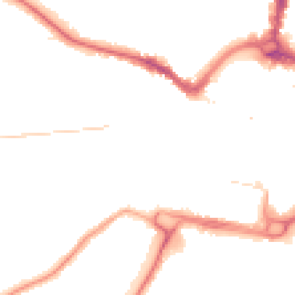 Night-time road noise heatmap for DL3 7UL