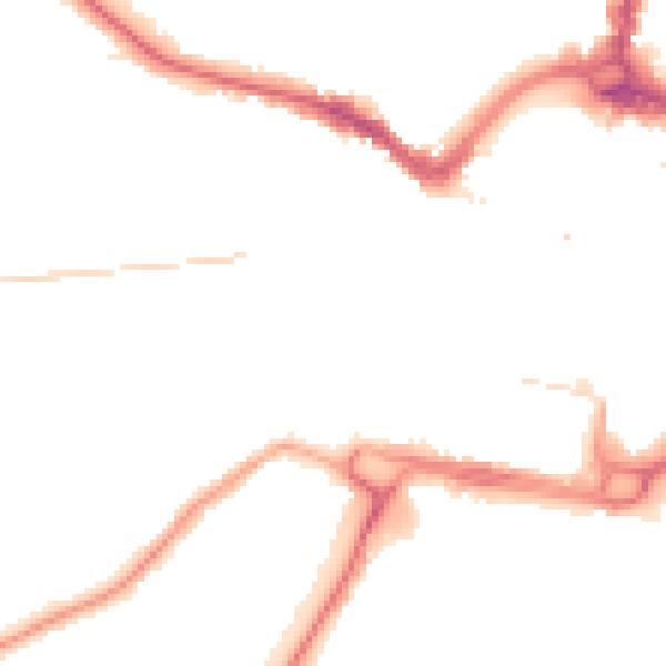 Night-time road noise heatmap for DL3 7UN