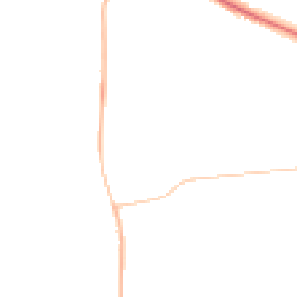 Night-time road noise heatmap for DL3 8NH