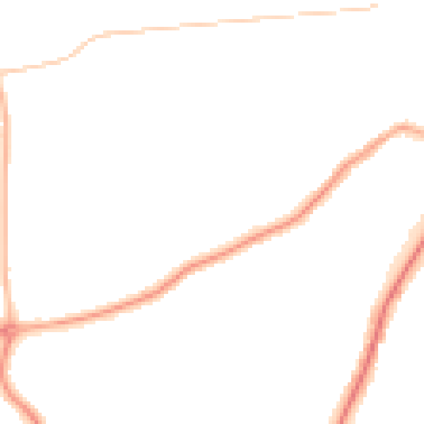 Night-time road noise heatmap for DL3 8PD