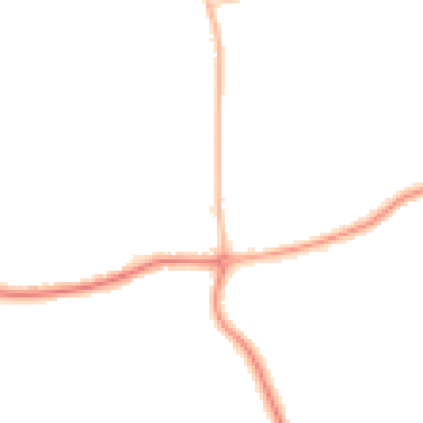 Night-time road noise heatmap for DL3 8RY