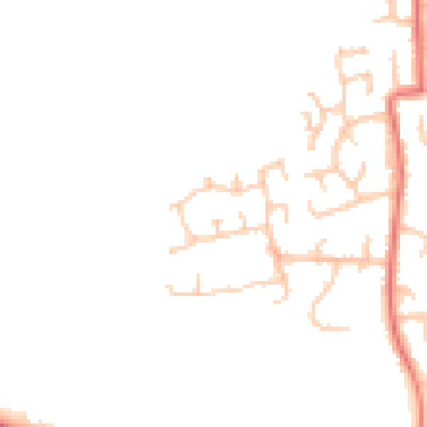 Daytime road noise heatmap for DL3 8UN
