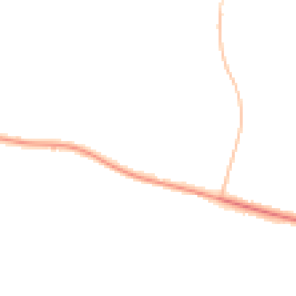 Night-time road noise heatmap for DL3 8UZ