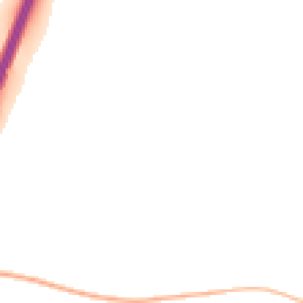 Night-time road noise heatmap for DL3 9TS