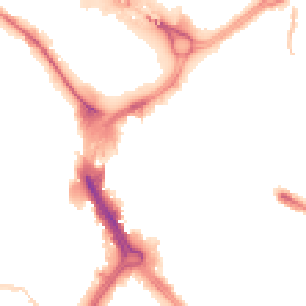 Night-time road noise heatmap for DN1 1BB