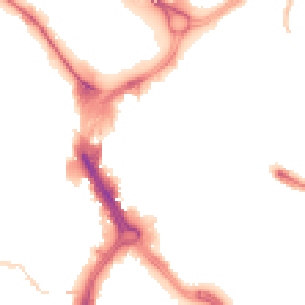 Night-time road noise heatmap for DN1 1BL