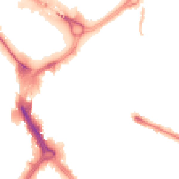 Night-time road noise heatmap for DN1 1HF
