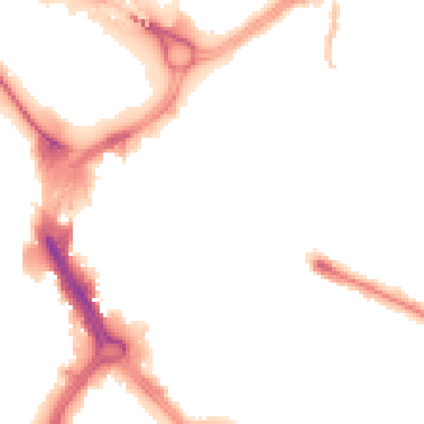 Night-time road noise heatmap for DN1 1HG