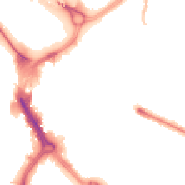 Night-time road noise heatmap for DN1 1HH