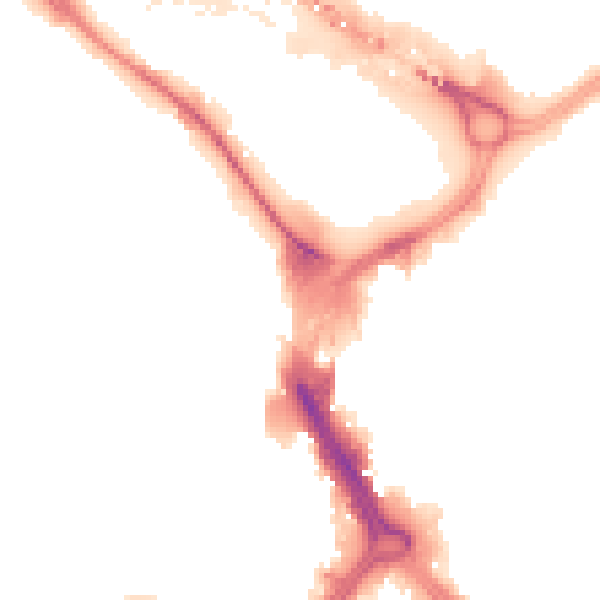 Night-time road noise heatmap for DN1 1LF