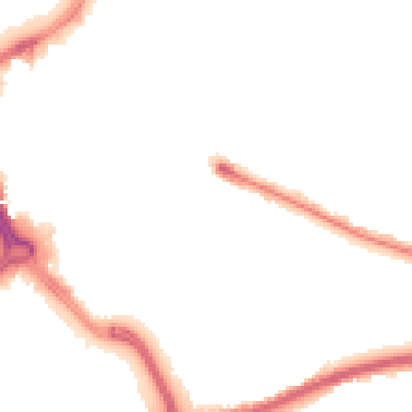 Night-time road noise heatmap for DN1 2AA