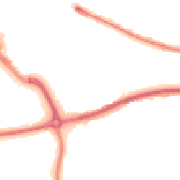 Night-time road noise heatmap for DN1 2AZ