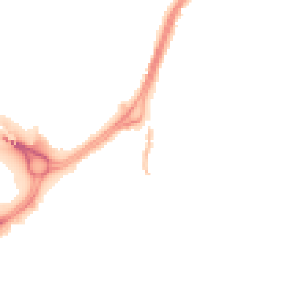 Night-time road noise heatmap for DN1 2LJ