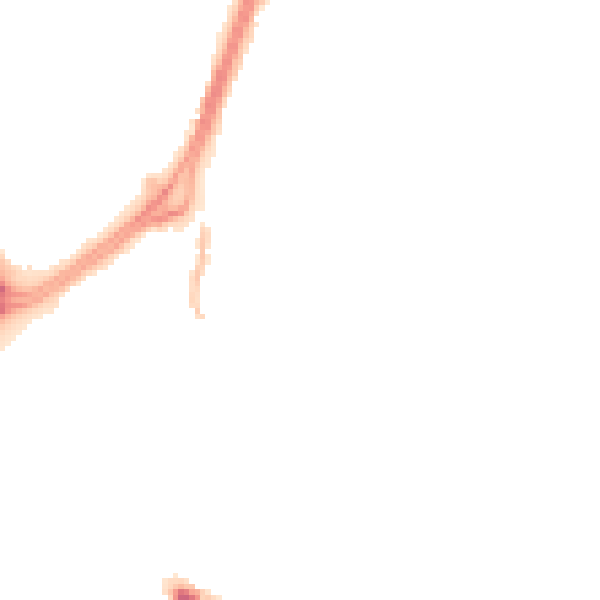 Night-time road noise heatmap for DN1 2LX