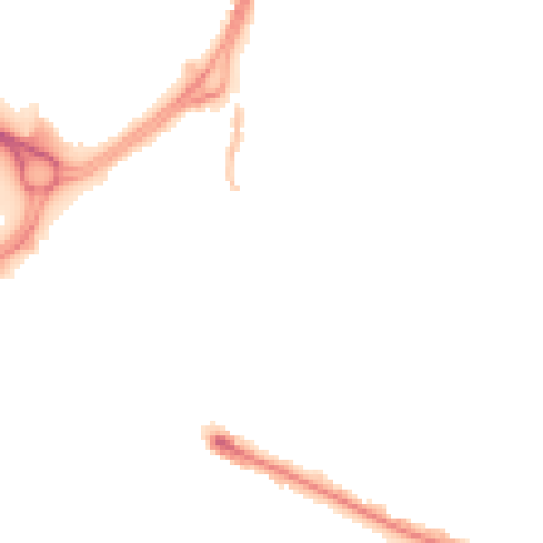 Night-time road noise heatmap for DN1 2QG