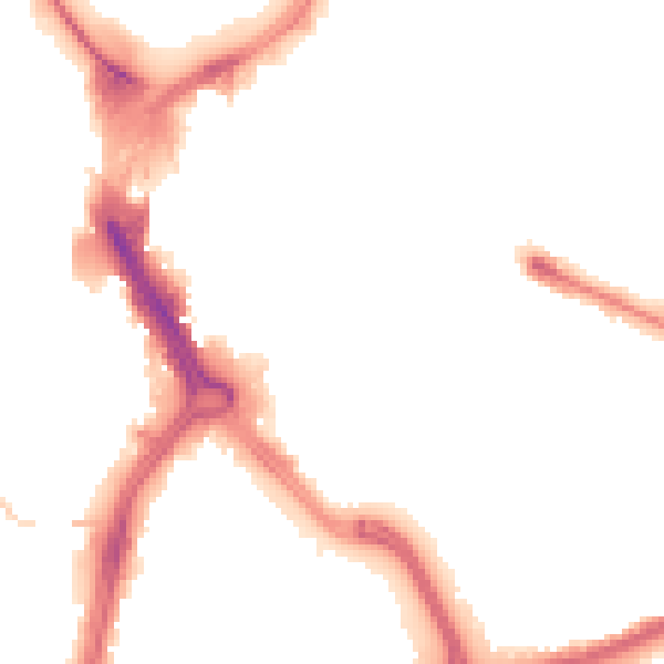 Night-time road noise heatmap for DN1 3JX
