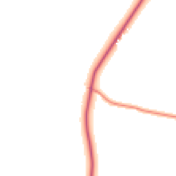 Daytime road noise heatmap for DN10 4BA