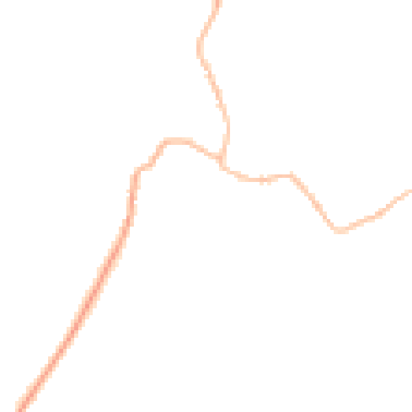 Night-time road noise heatmap for DN10 4BL