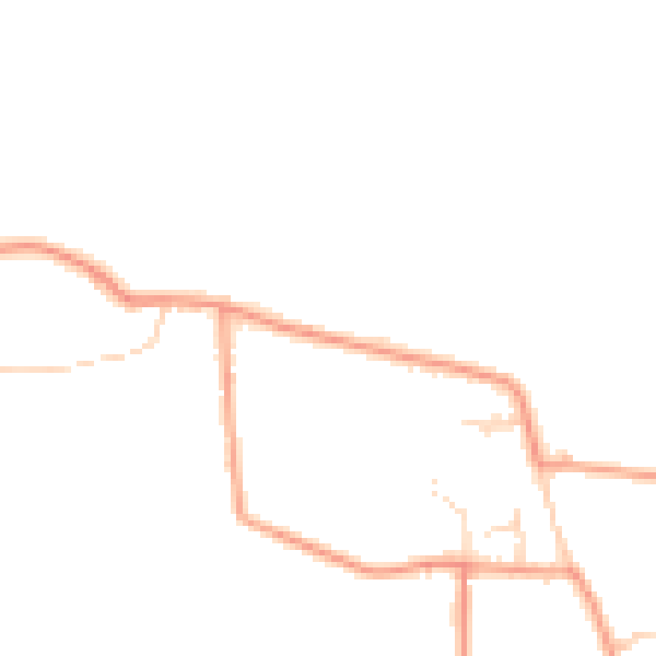 Daytime road noise heatmap for DN10 4LW