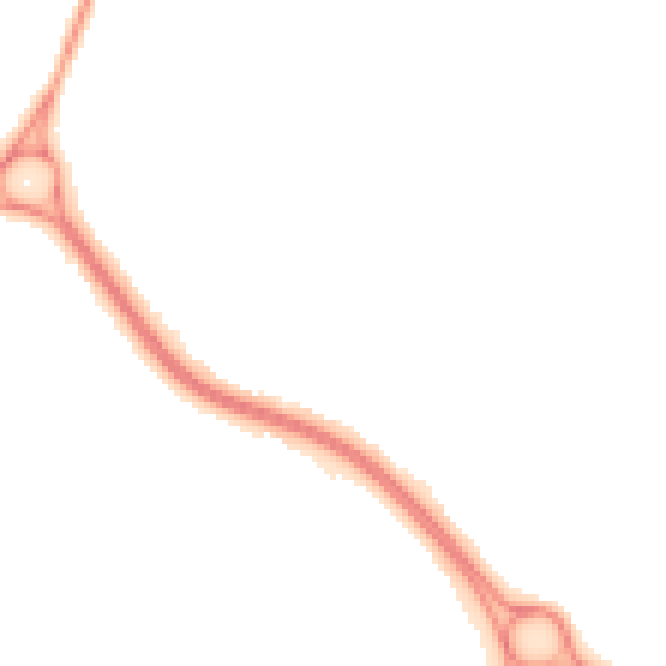 Night-time road noise heatmap for DN10 4NG