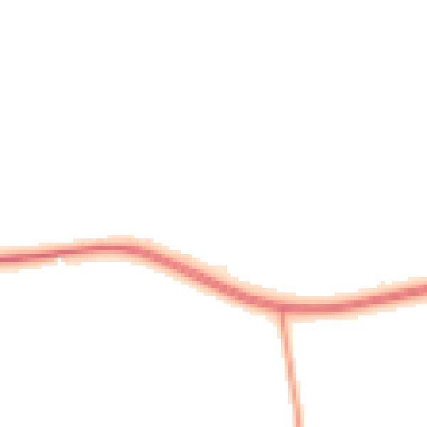 Night-time road noise heatmap for DN10 4QX