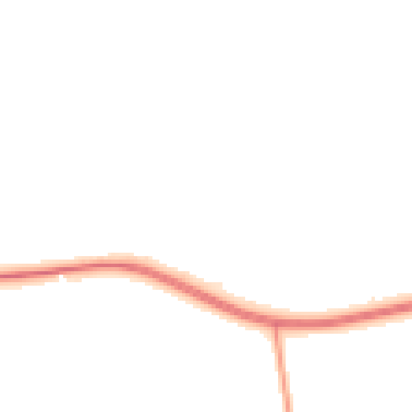 Night-time road noise heatmap for DN10 4SJ