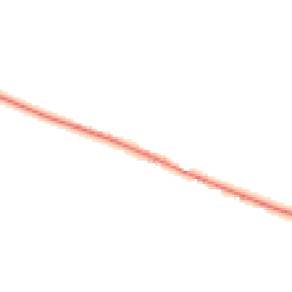 Night-time road noise heatmap for DN10 5AL