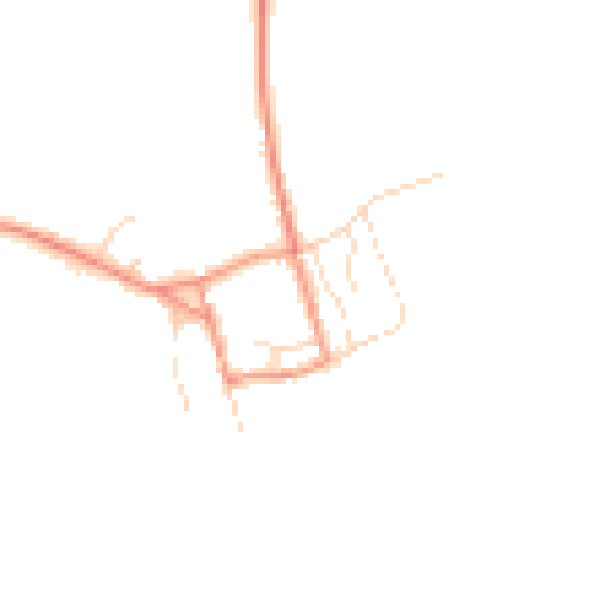 Daytime road noise heatmap for DN10 6EA
