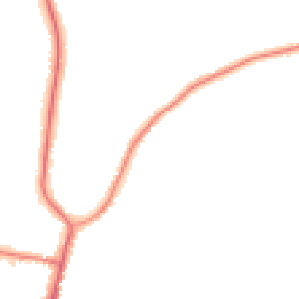 Night-time road noise heatmap for DN10 6PS
