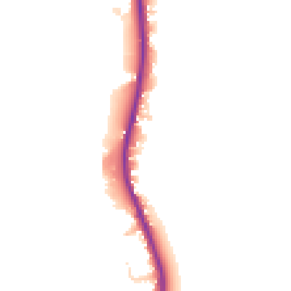 Daytime road noise heatmap for DN10 6QY
