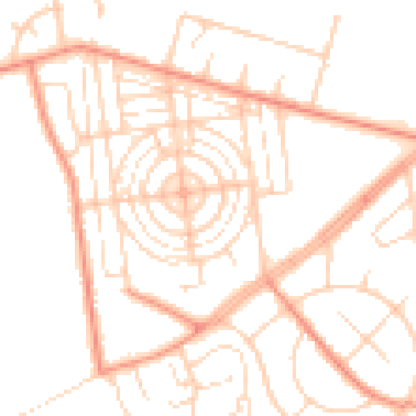 Daytime road noise heatmap for DN11 0BE