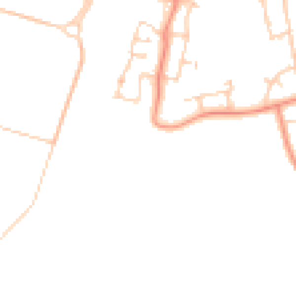 Daytime road noise heatmap for DN11 0ED