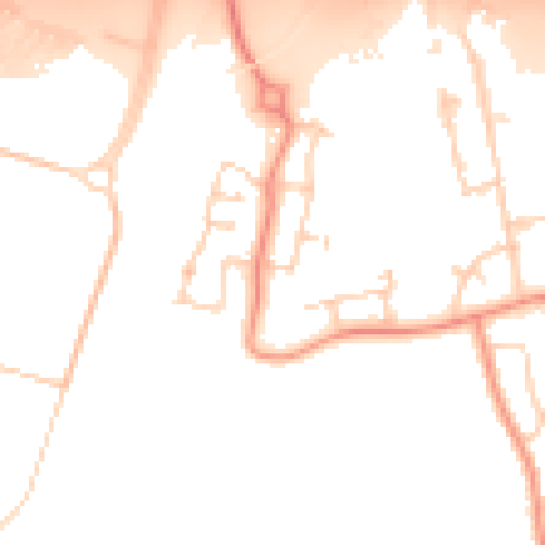 Daytime road noise heatmap for DN11 0GZ
