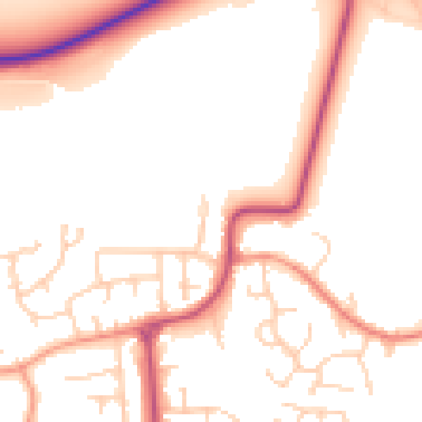 Daytime road noise heatmap for DN11 0HX