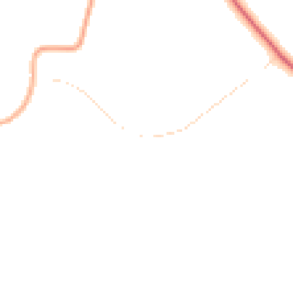 Night-time road noise heatmap for DN11 0NY