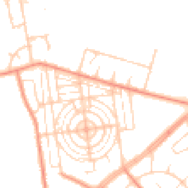 Daytime road noise heatmap for DN11 0PE