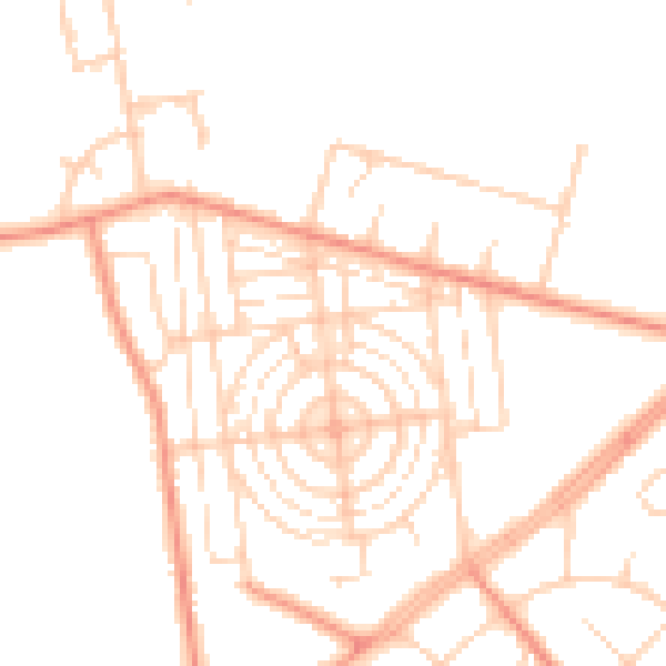 Daytime road noise heatmap for DN11 0PF