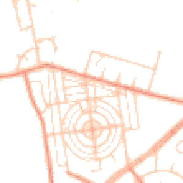 Daytime road noise heatmap for DN11 0PG