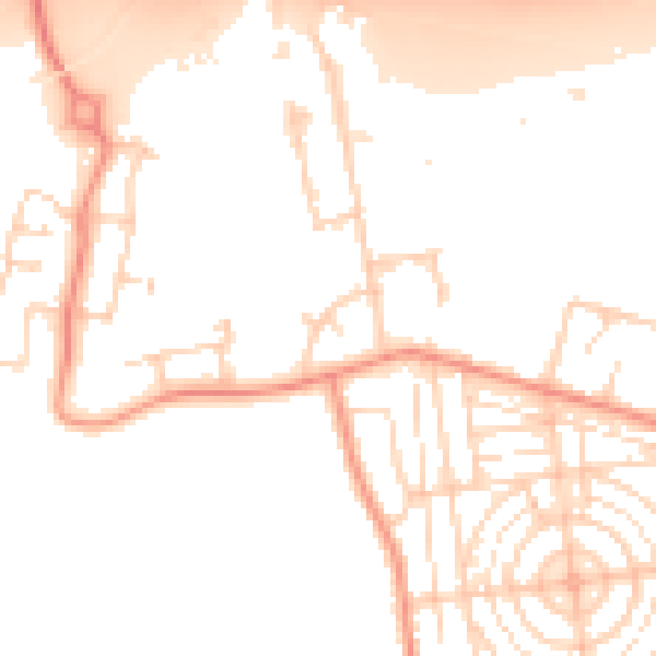 Daytime road noise heatmap for DN11 0PU