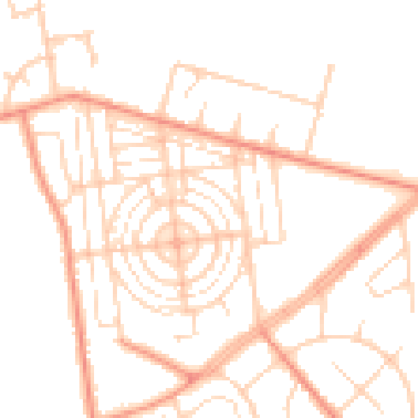 Daytime road noise heatmap for DN11 0QS