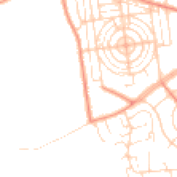 Daytime road noise heatmap for DN11 0QU