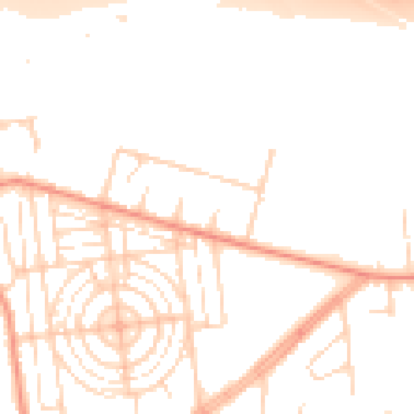 Daytime road noise heatmap for DN11 0TR